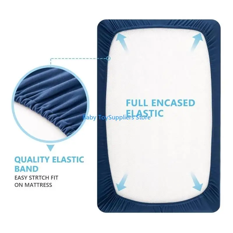 R1WF Baby Mitted Sheets حماة مرتبة مرنة تغطية العلبة