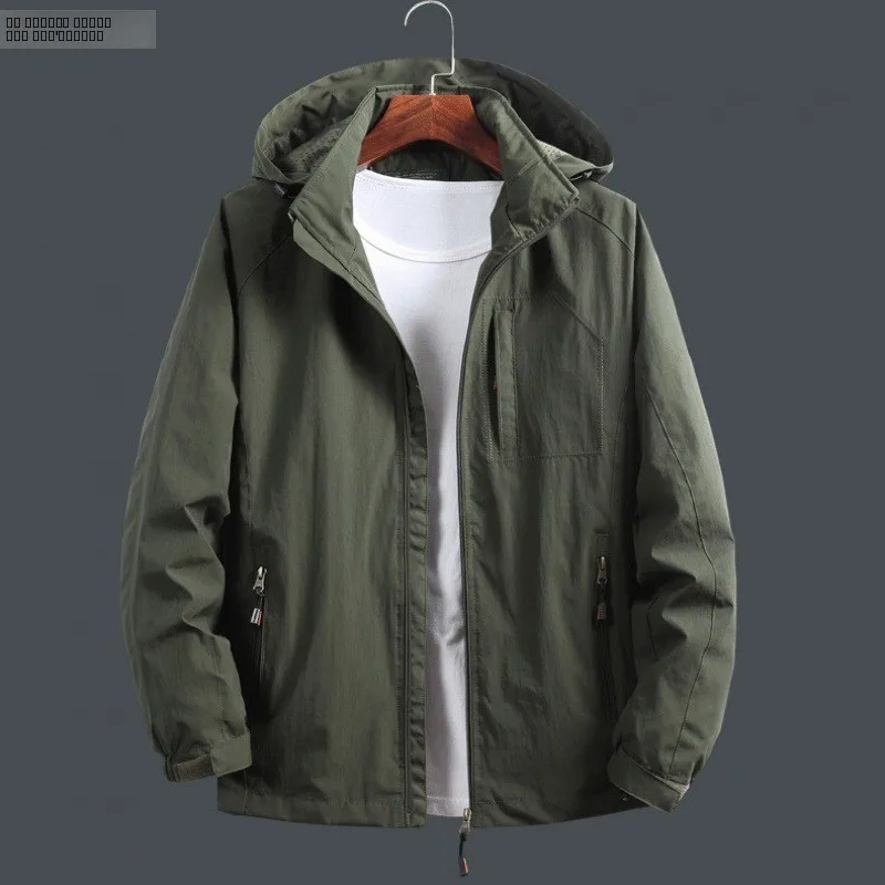 

Men's Casual Sports Jaet Qui Dry Autumn Spring Thiened Fce Long Sve Regular Length Outerwear for Middle-Aged And ...