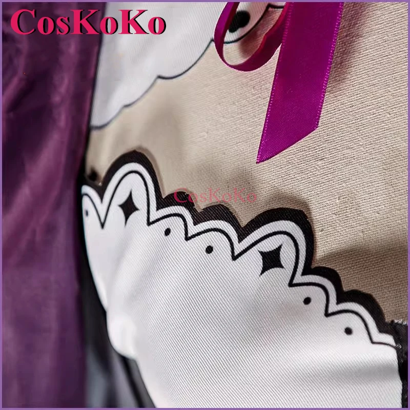 Coskoo-Nekomata Okayu Anime Cosplay Costume, Linda Doce Uniforme, Conjunto completo, Festa de Halloween, Role Play Vestuário, VTuber, XS-XXL