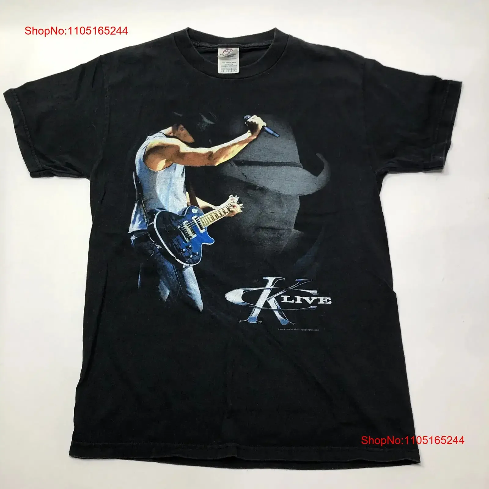 

Kenny Chesney Hillbilly Rock Star 2006 Tour Dbl Sided Маленькая футболка Y2K Country винтажная стираная универсальная дизайнерская одежда homme
