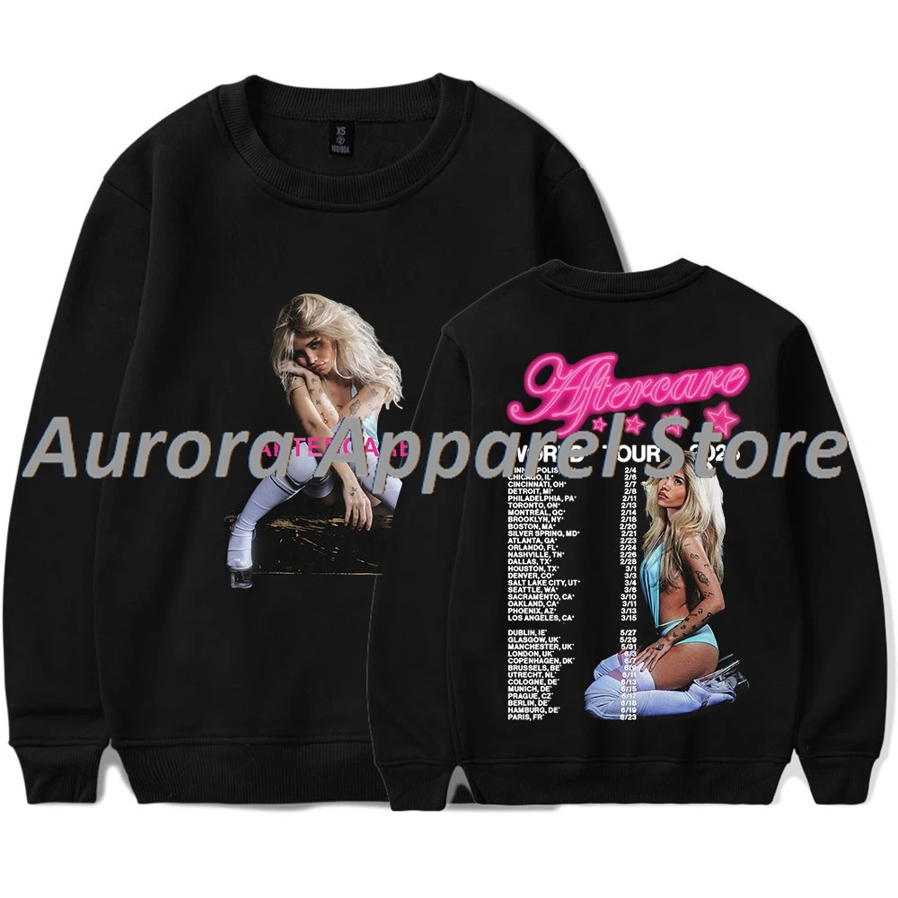 Nessa Barrett Aftercare World Tour 2025 Merch Crewneck Sweatshirts Cosplay Women Men Fashion Long Sleeve Top