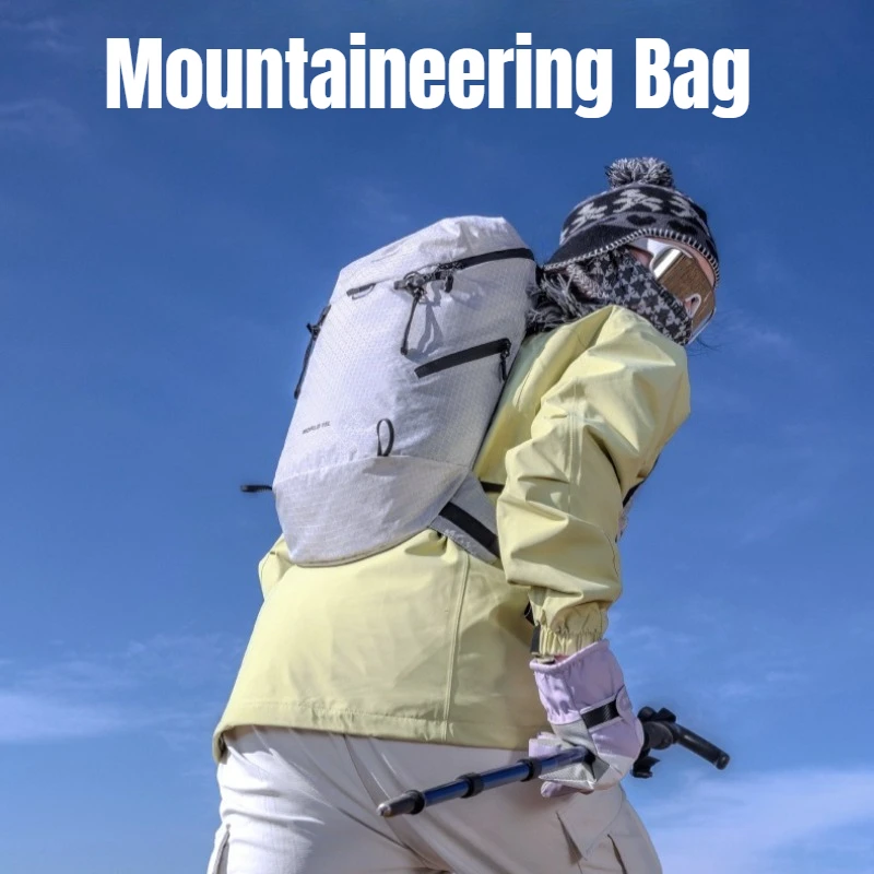 

Outdoor Lightweight Mountaineering Bag Nylon Waterproof Portable Storage Hiking Backpack Leisure Trekking Camping Supplies