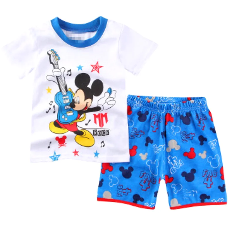 Caldo pigiama a maniche corte e pigiama vestito Pluto Mickey anniversario bambini pigiameria cotone indumenti da notte vestiti pigiama set regalo