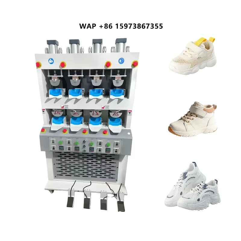FS Industrial Four Chill Four Hot Toe Setting Shoe Making Lasting Machine with Cool Heat Shaping 220V