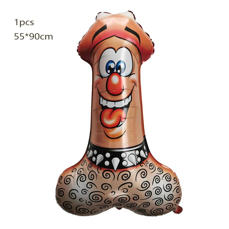 

1pcs funny willy Penile Aluminum Foil Balloons Adult Party Bride Shower Bachelor Hen Night Bar Party Decoration Supplies