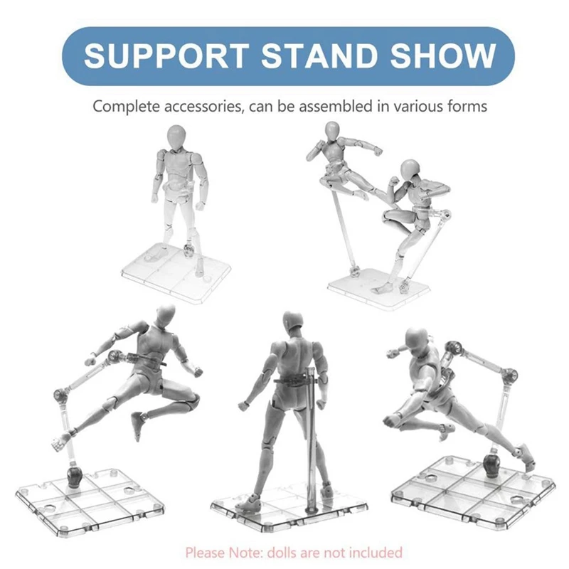 N85R-Assembled Action Model Stand Model Display Stand Base Doll Model Stand Toy Display Stand