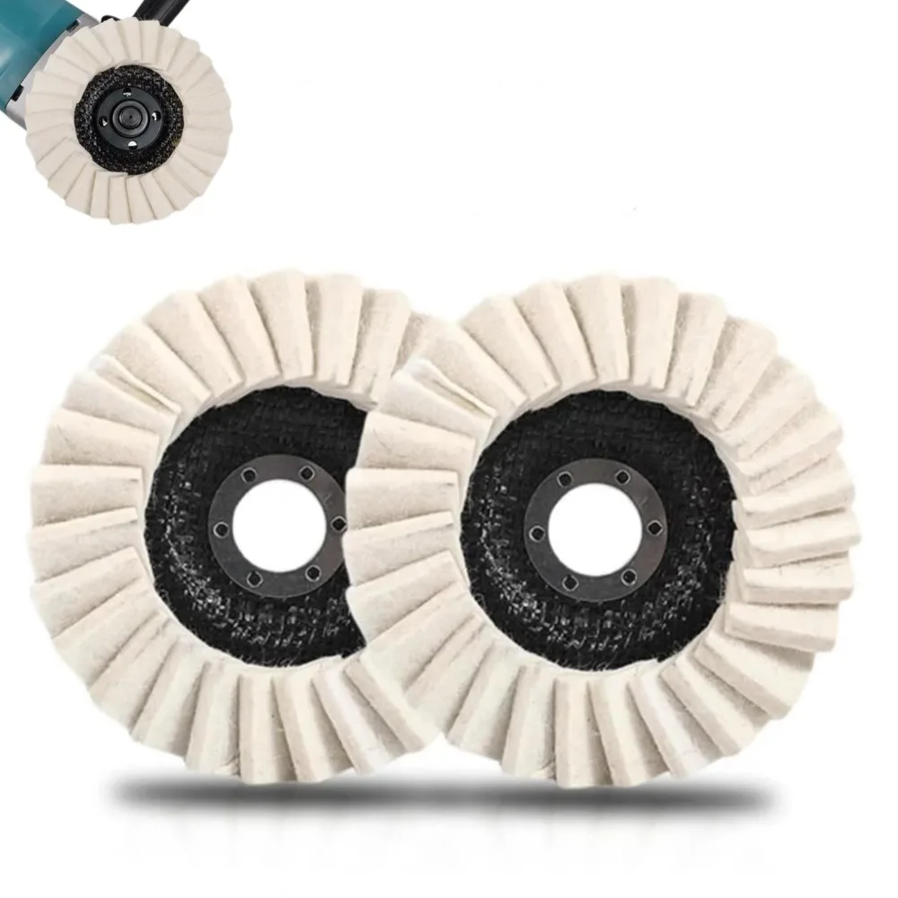 

New Wool Wool Felt Flap Polishing Disc Multi-function Easy to Use Metal Waxing Polishing Disc Felt Polishing Pads Marble Stone