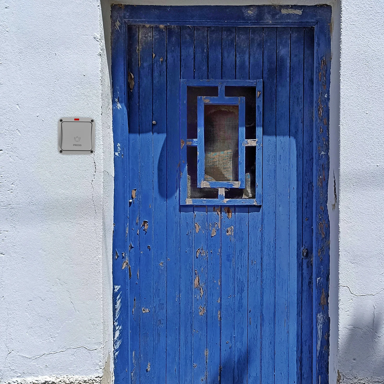 Interruptor de botón a prueba de agua, botón de arranque para exteriores, abridor de puerta, puerta de garaje, interruptor de Control de acceso montado en la pared