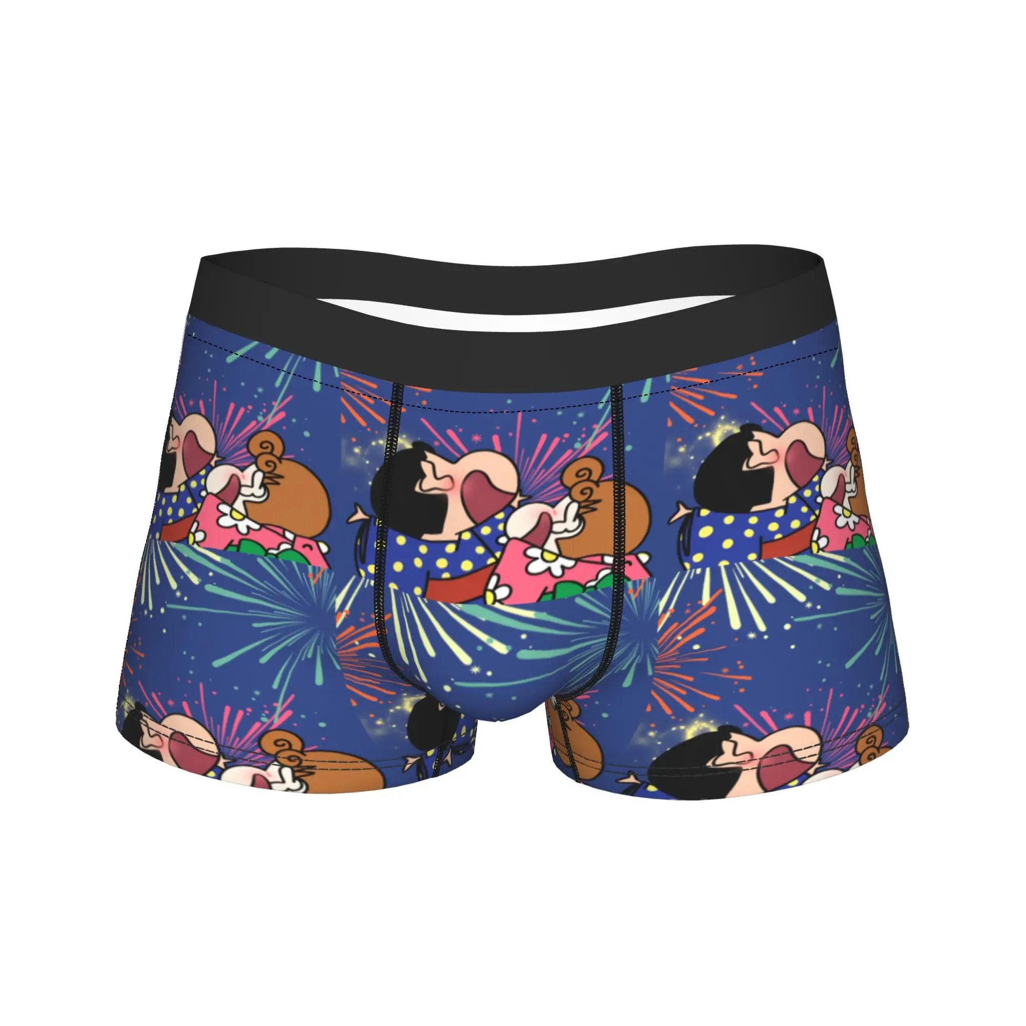 

Crayon Shin-chan Underwear Pattern Boxershorts Trenky Men's Underpants Breathable Boxer Brief Birthday Gift