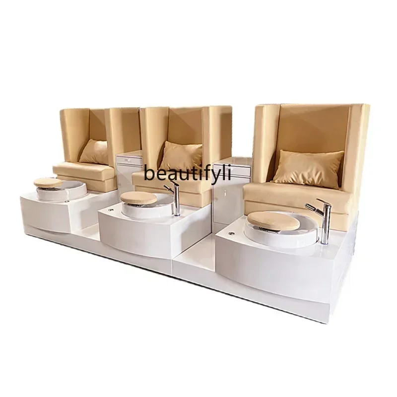 

smt14 Single Double Triple Multiplayer, Foot Bath Nail Art Sofa Reclining Chair Massage Spa Foot Bath SPA Surfing
