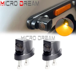 Motorcycle Mini Rear Fender Struts Turn Signal Lights For Harley Sportster Dyna Softail Custom LED Flasher Blinker Indicaot Lamp