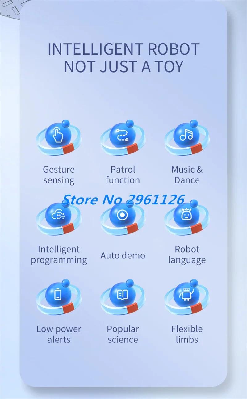 

Функция круиза, распознавание жестов, робот с дистанционным управлением, 2,4G, Sing Dance, автоматическое демонстрационное управление, умная программа, светодиодное освещение, робот, подарок, радиоуправляемый робот