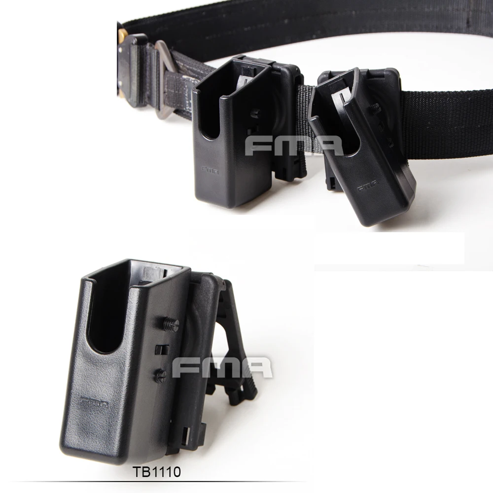 

TB-FMA IPSC Gun Magazine Jacketed Revolving Quickly 360 Degrees Pistol Magazine Pouch for Straight and Horizontal Direction