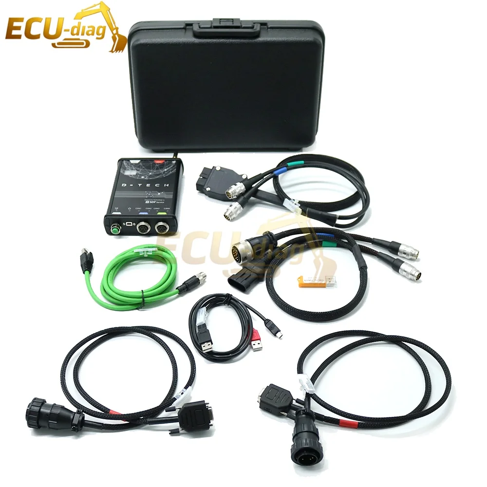 For Deutz-Fahr D-Tech Dongle Diagnosis Cable Serdia4.0 DTech SDF for deutz Decom Fahr Tractor SerDia 4.0 Eol Diagnostic Tool