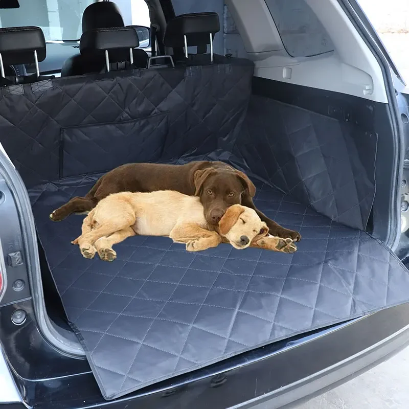 

For Subaru Forest 2013-2024 Oxford Cloth Black Car Trunk Pet Seat Cover Pet Transport Pad Car Accessories