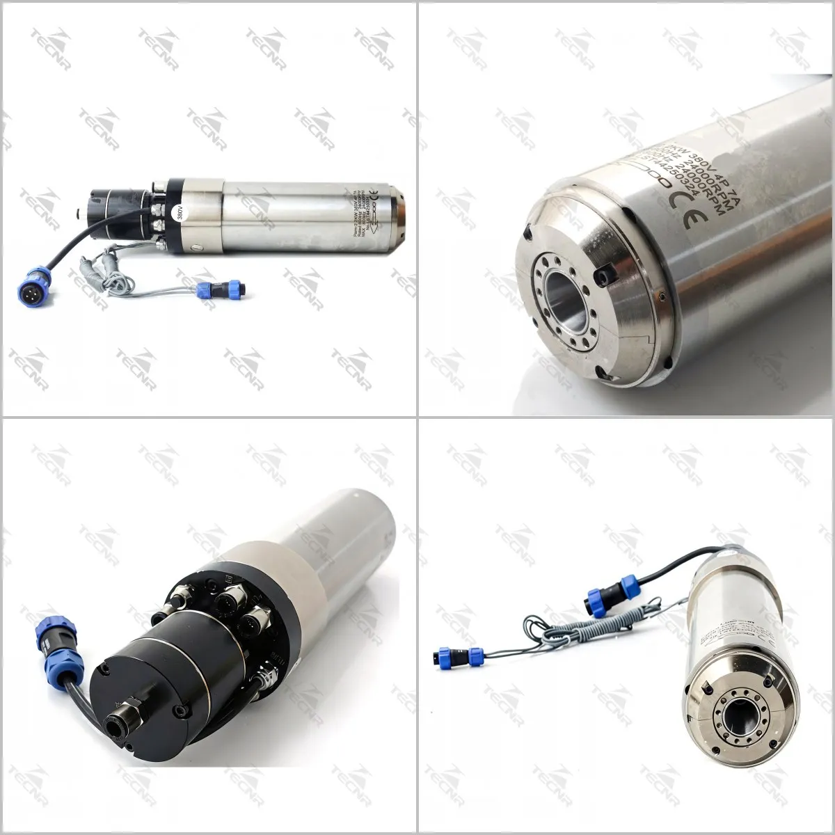 2.2KW ATC Water Cooling Spindle Motor Kit Automatic Tool change Spindle Pneumatic ISO20 24000RPM For Engrave Milling Metal