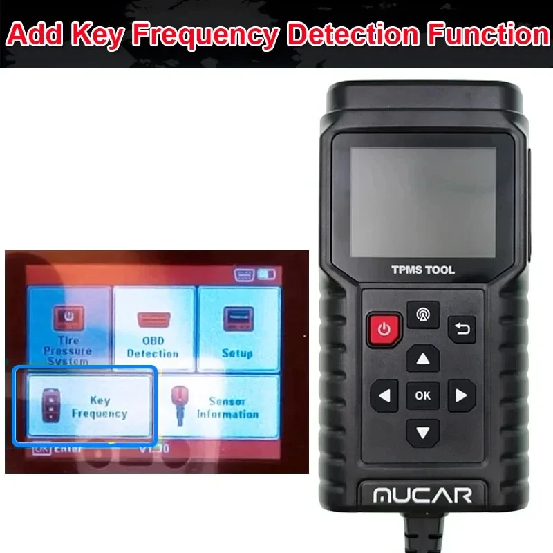 MUCAR TP T90 TPMS Programmer Upgrade of THINKCAR T90 Car Tire Pressure Diagnosis Sensor Service Tool Support Multi-languages