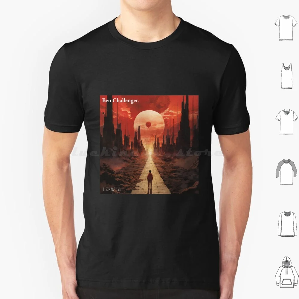 Ben Challenger.-'resonant Evil.' Single Cover T Shirt 6xl Cotton Cool Tee Ben Challenger The Lighthouse Prog Prog Metal