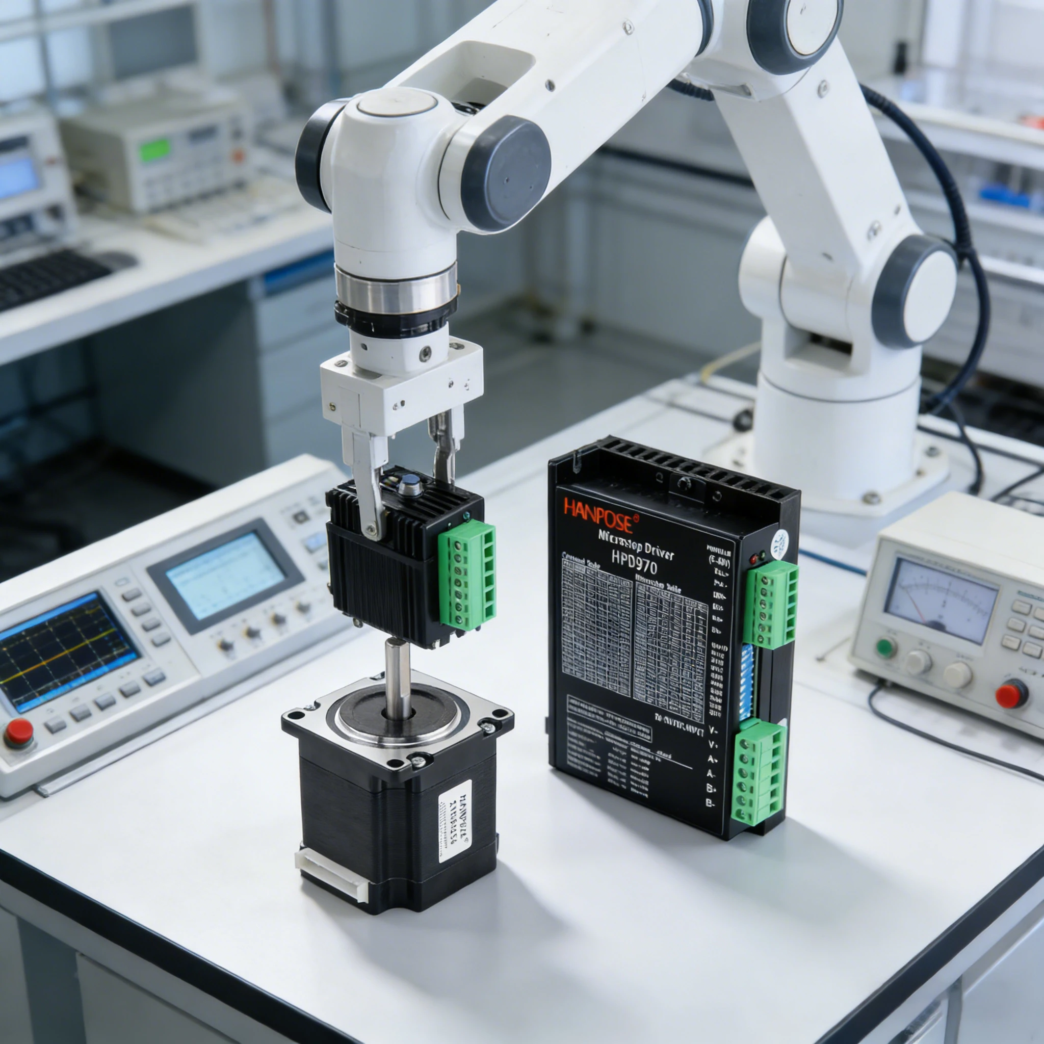 

4-lead 2.8A 126N.cm Nema23 Stepper Motor driver 23HS5628 -HPD970 57 motor CE CNC Laser and 3D printer motor drive nema23 kit