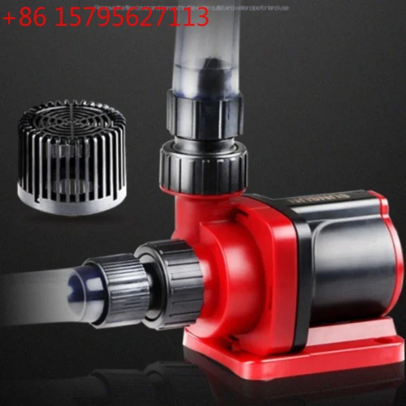 

Aquarium Ultra-Quiet Submersible Pump Variable Frequency DC Water Pump with Controller Flow Adjustable Fish Tank Circulate Pump