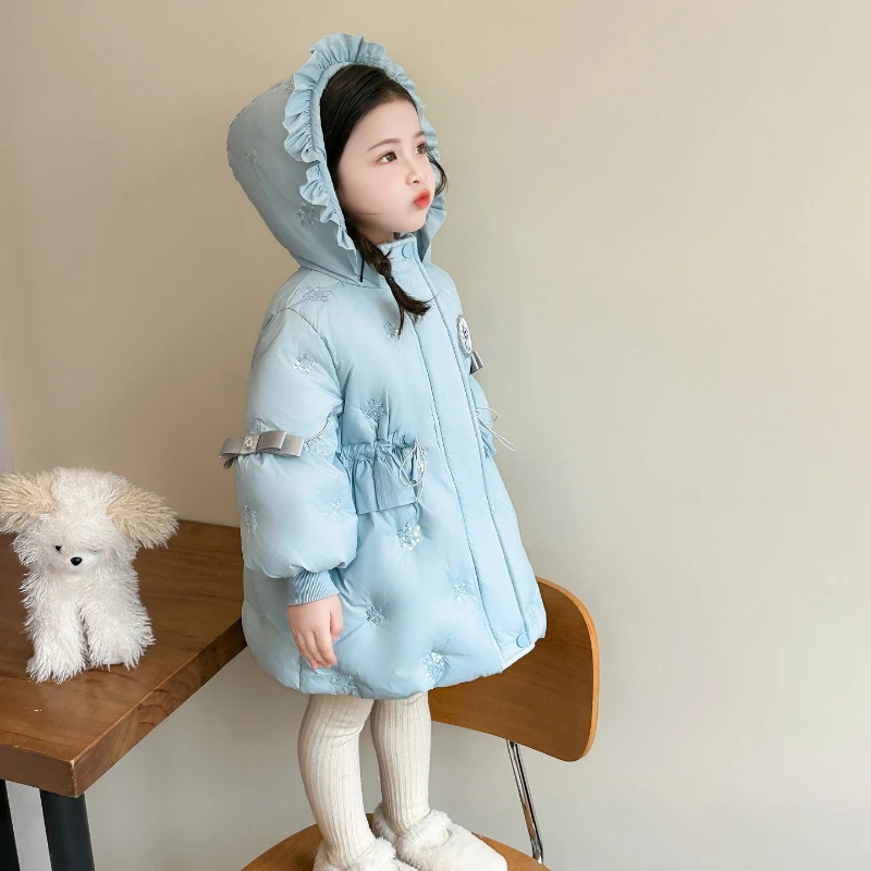 سترة إلسا داون للفتيات الكوريات لعام 2025، معطف دافئ عصري للبيع بالجملة #3