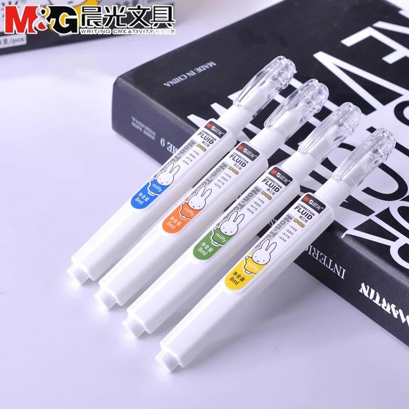 سائل تصحيح القلم M&G، 8 مل/قطعة، استخدام الخطأ الصحيح، مناسب للطلاب والاستخدام المكتبي، سائل تصحيح بالجملة
