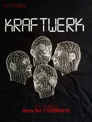 Kraftwerk Band Gift For Family Black T-Shirt Cotton All Size JK364