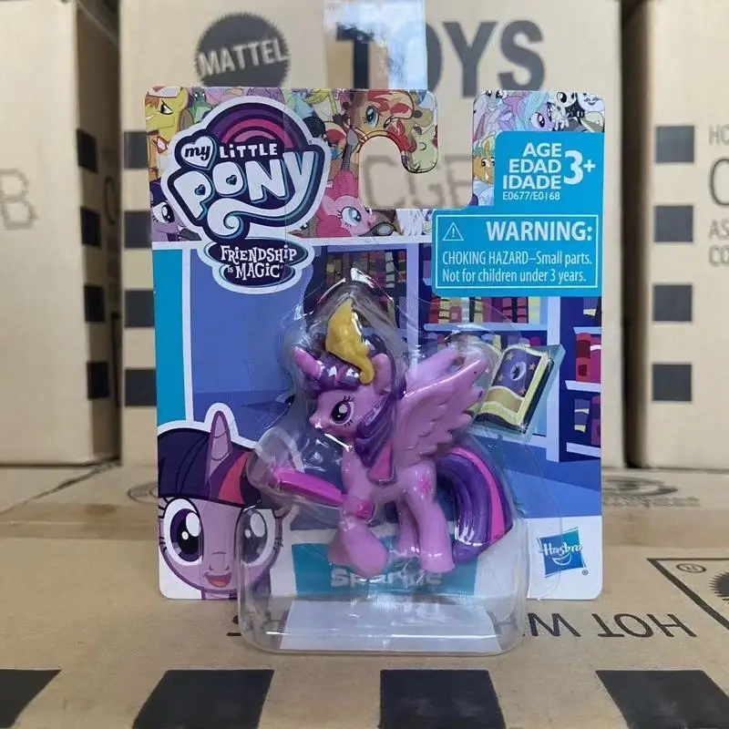 Anime Kawaii pequeño Pony Mini historia Pony casa de juego chica Ziyue Roulu Yunbao juguete modelo ornamento regalo