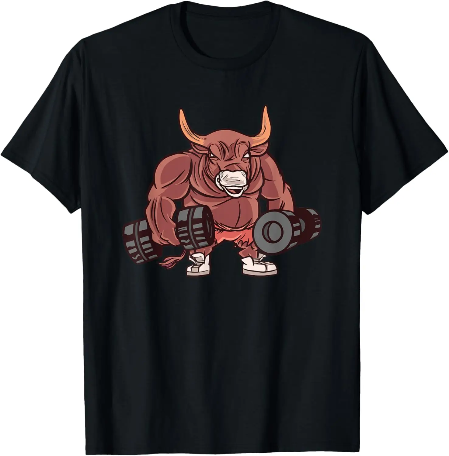 Dumbbell Bull Weight T-Shirt