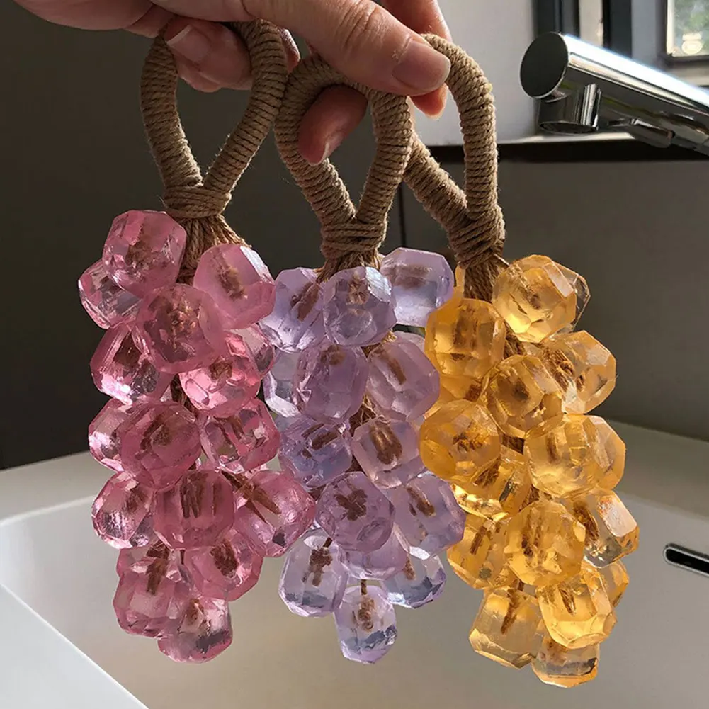 

Hand-made grape cluster soaps wedding favors fruit soaps shower Infused with refreshing, delightful fragrance Bathroom Spa Decor