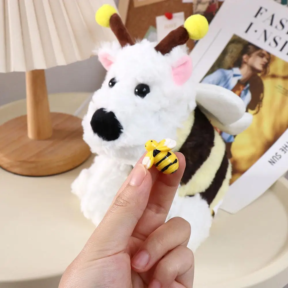 Bee Stings Dog Electric Bee Dog Plush Toy West Highland Puppy Can Bark Electric Bee Puppy Doll Funny Simulation