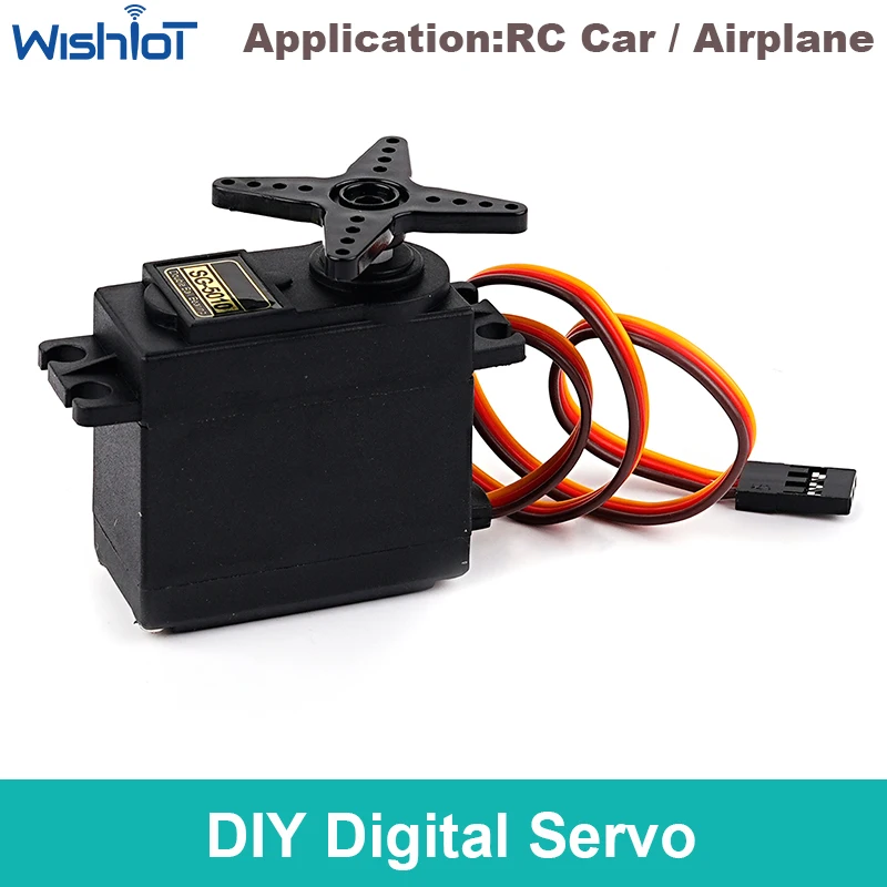 

SG5010 6.5kg Torque Standard Digital Servo Motor 90-180 270 360 Angle SG-5010 for Remote Control Toy Car Truck Helicopter Boat