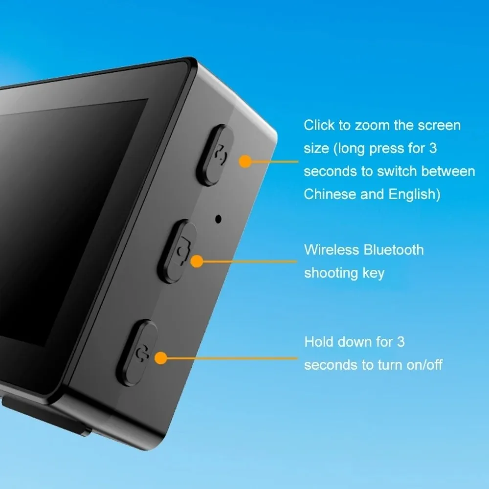 

Wireless Phone Selfie Monitor Same Screen Display Mini Screen Remote Control Live Shooting Smartphone Version