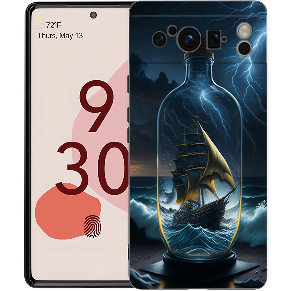 Funda de teléfono a prueba de golpes, carcasa de silicona suave para Google Pixel 8, 7, 6, 7A, 6A Pro, 5G, 5G