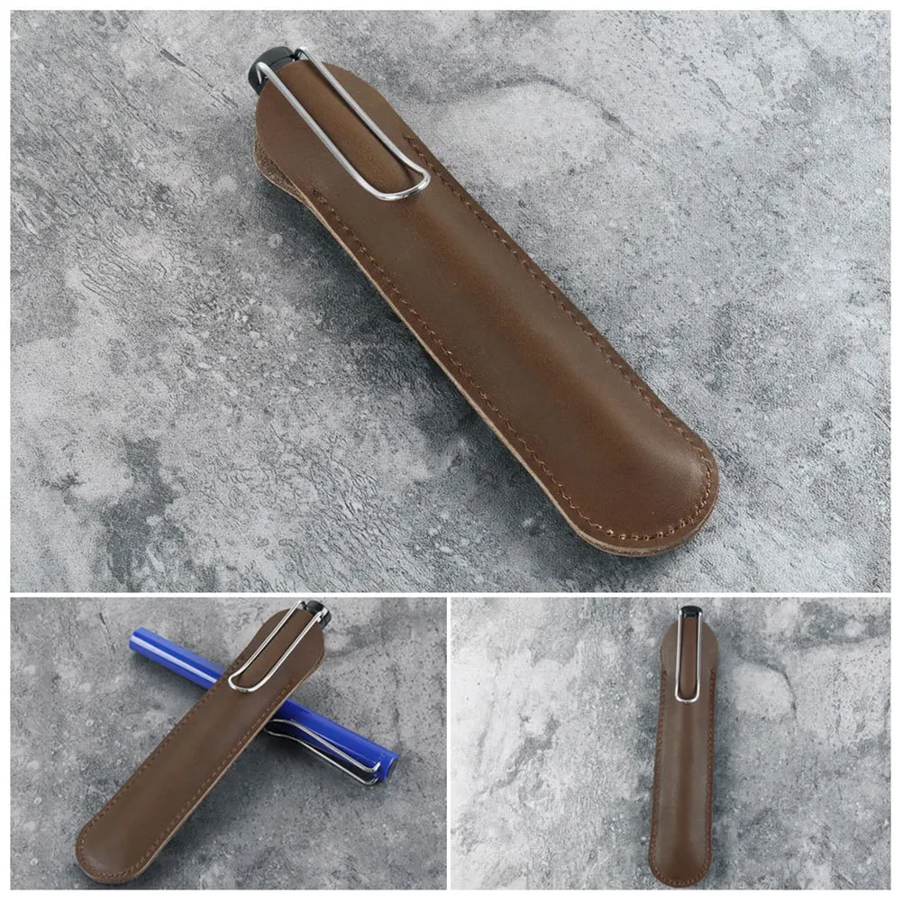 

Pen Case Single Small Pencil Bag Sleeve Pocket Holder Fountain Storage
