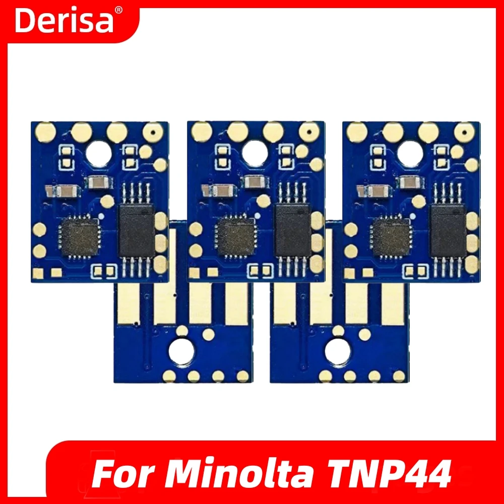 5PCS TNP44 TNP46 Toner Cartridge Chip for Konica Minolta bizhub 4050 4070 4750 TNP 44 46 Printer Cartridge Reset Chips Black