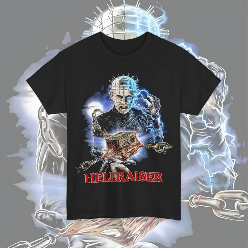 

Hellraiser Unisex Heavy Cotton Tee - Horror Fan T-Shirt, Graphic Tee, Sci-Fi Apparel, Unique Gift for Movie Lovers