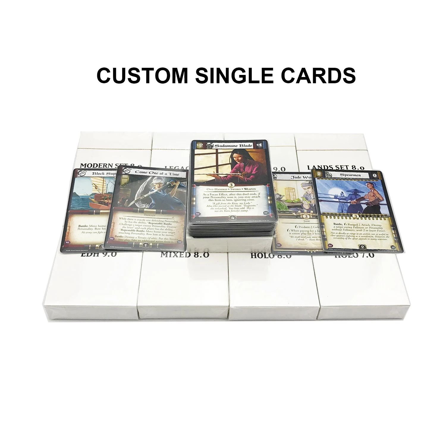 

SINGLE CHOICE BL King Playing MAGIC PROXY Cards,DIY CUSTOM Board Games PROXY Cards Playing