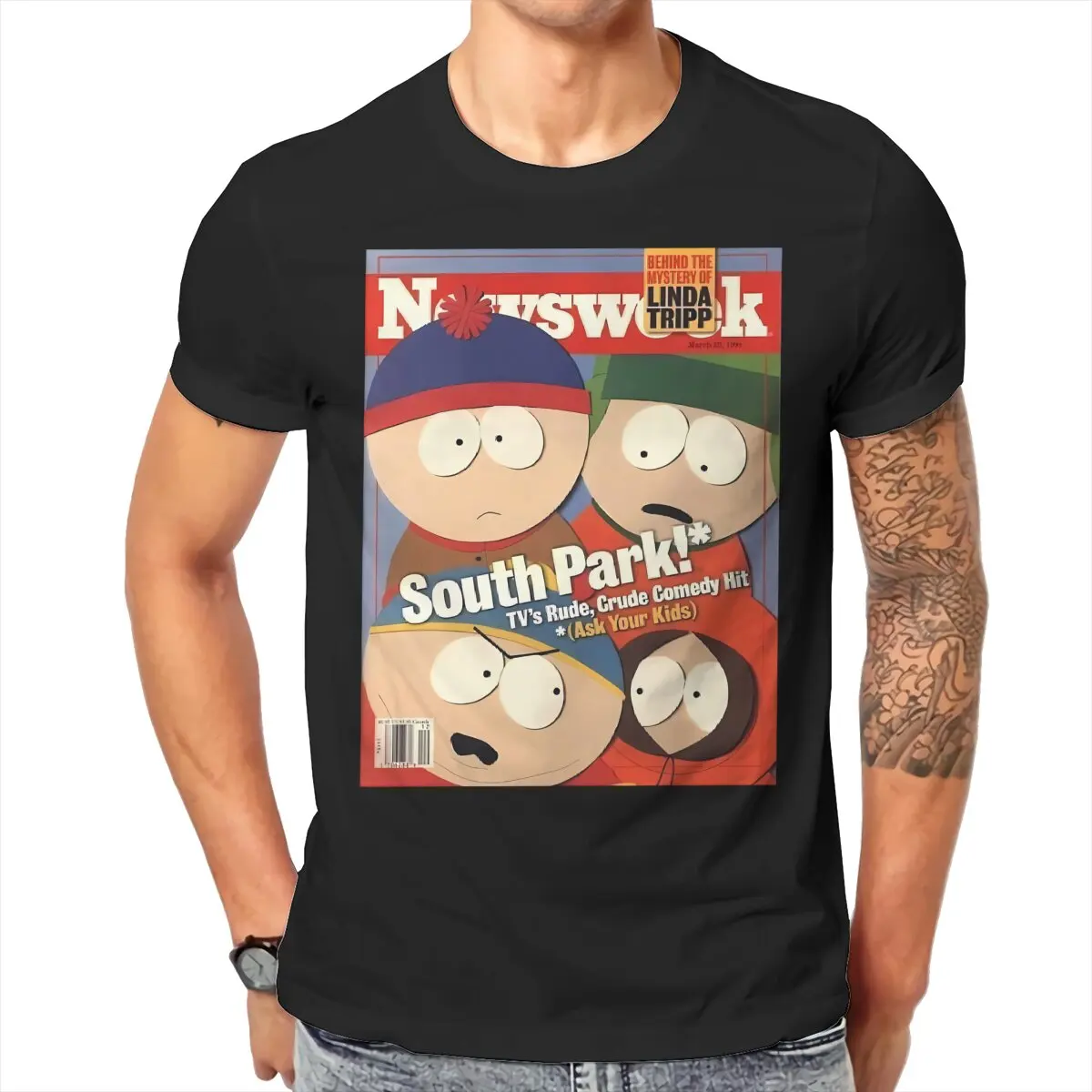 Men South Park tv's rude T-Shirt Cool Style S-southpark Theme Hipster Ofertas O Neck Graphic Tshirt