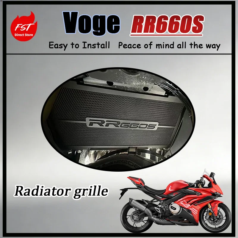 

FOR RR660S Motorcycle Engine Radiator Cover Rustproof Stainless Steel Cooling System Protective Net for Enhanced Bike