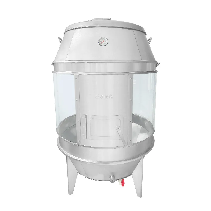 8090 stainless steel roast duck furnace long-term thermal insulation vertical gas   chicken furnace multi-functional charcoal