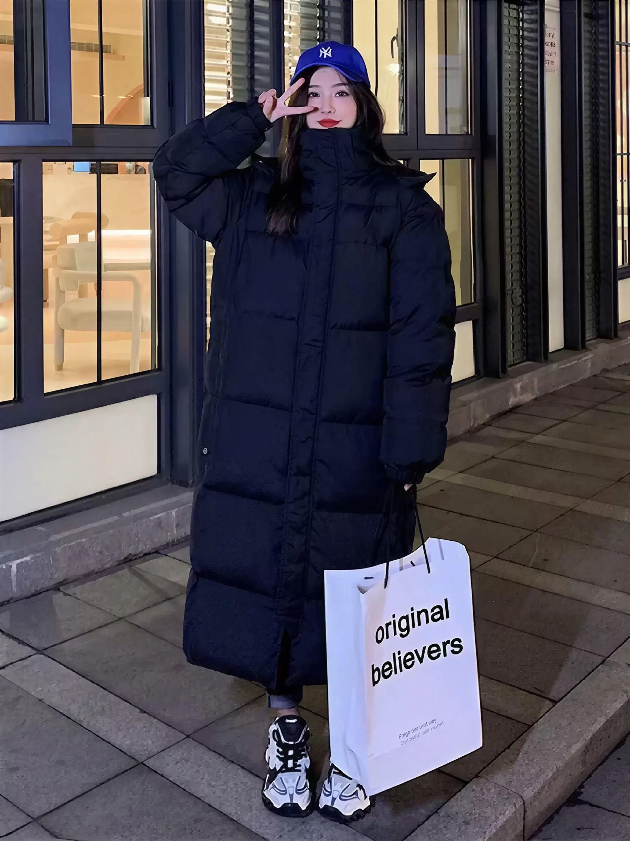 

Парки, женская парка, пальто с натуральным мехом, осенний лиоцелл, стеганый плиссированный пояс, регулируемая застежка-стойка, воротник-стойка, шикарный французский стиль