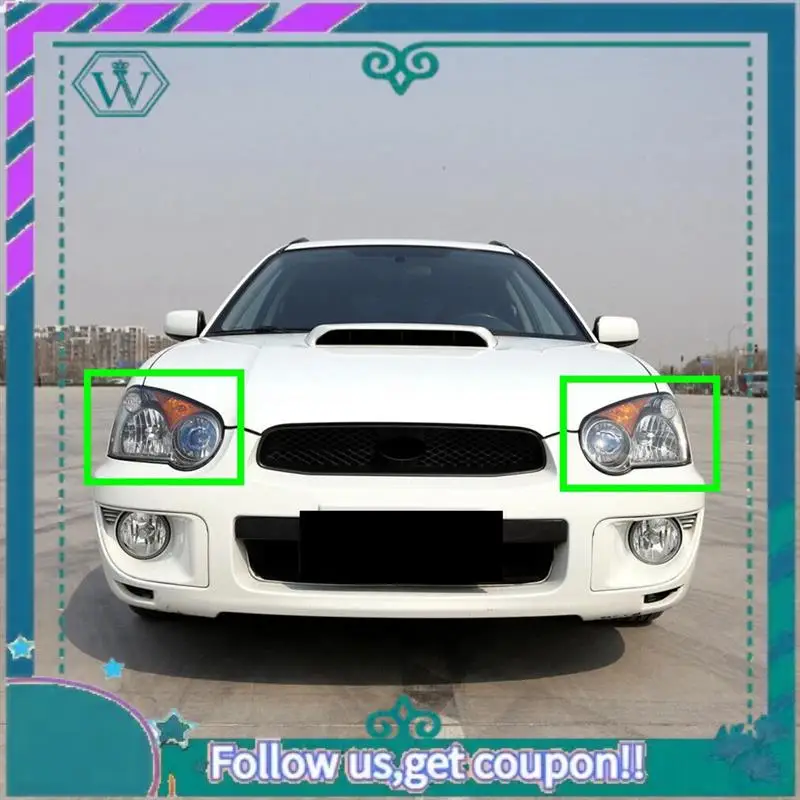 AA92-For Subaru Impreza 2003-2005 Head Light Lamps Cover Transparent Lampshade Headlight Shell Plexiglass Parts Accessories