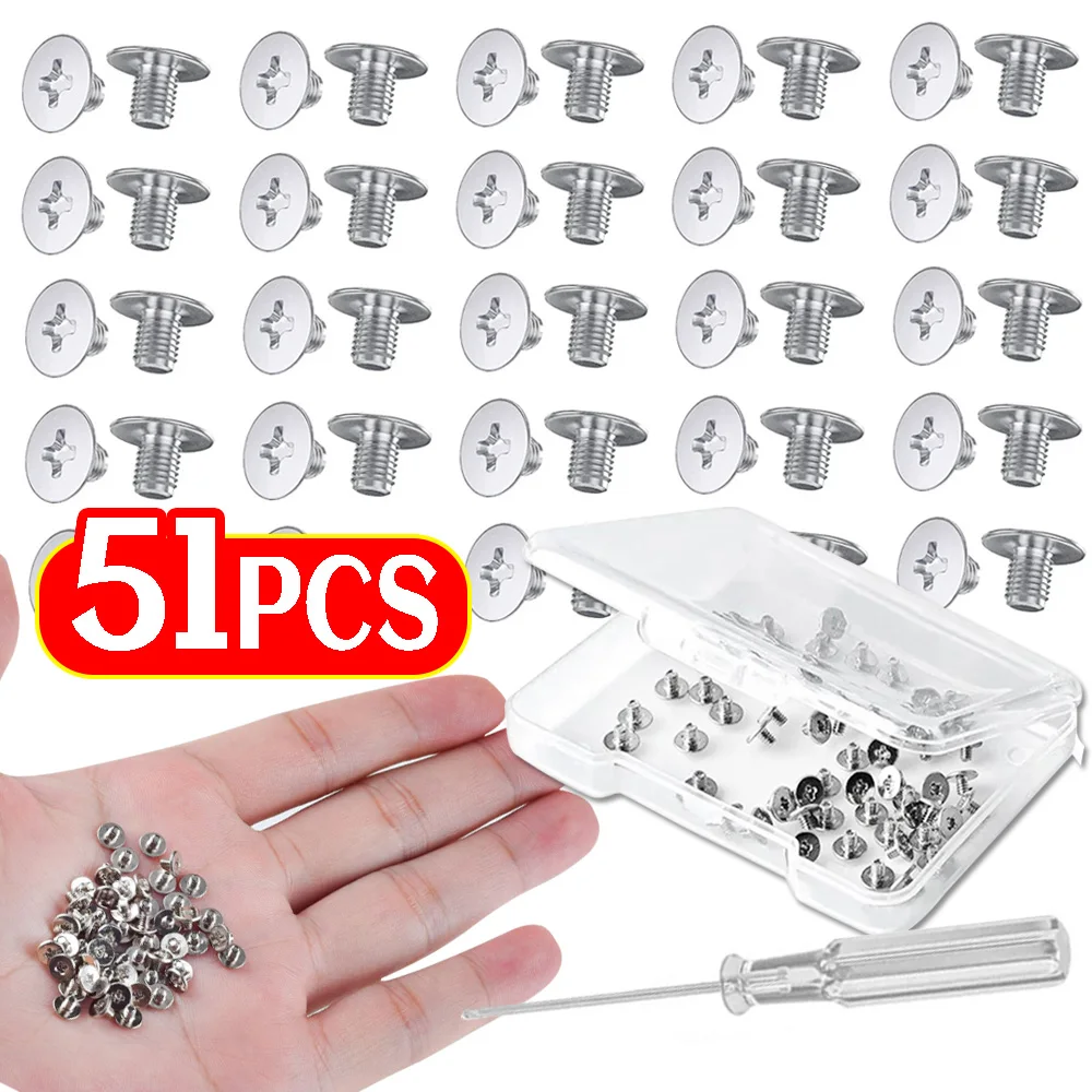 

M.2 SSD Mounting Screws Set with Magnetic Screwdriver Kit 50PCS Stainless Steel Flat Head Phillips Repair Screw NVME SSD Screws