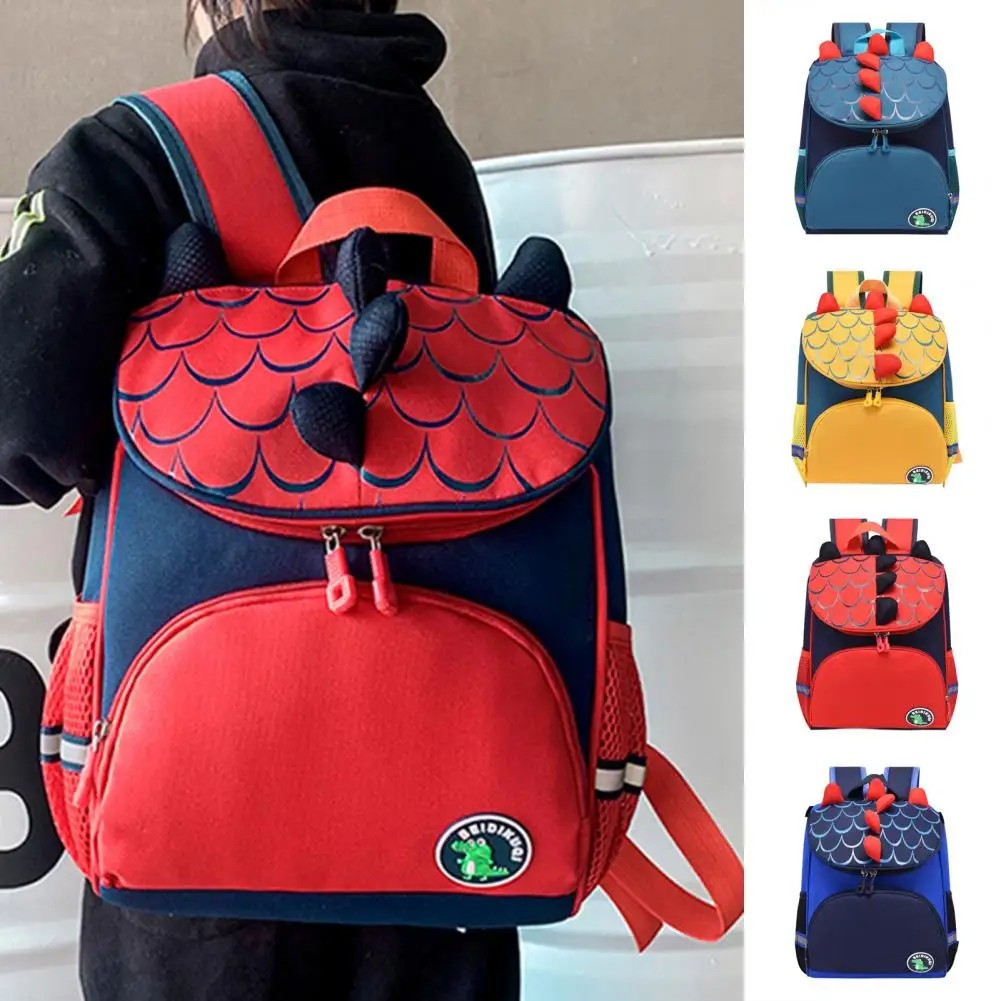 

Dinosaur Backpack Adorable Cartoon Dinosaur Kids Backpack with Waterproof Design Multi Pockets Adjustable for Kindergarten