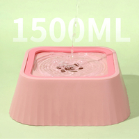 1500ML Large Capacity Dog Drinking Water Bowls Floating Non-Wetting Mouth Pet Cat Slow Anti-Overflow Water Feeding Dispenser