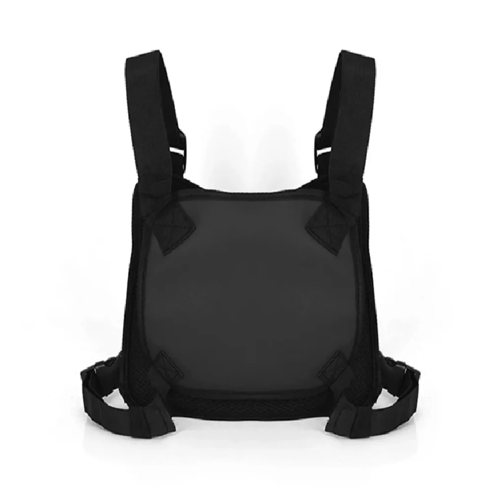 High Quality Multi-pockets Running Vest Backpacks Unisex Fashion Chest Bag Phone Storage Adjustable Waistcoat Bags Camping