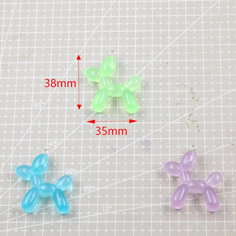 10 قطعة 7 النوى 35*38 مللي متر ريسينا ثلاثية الأبعاد الحيوان إنكانتوس بالاو كولوريدو بينجينتي دي كاو الفقرة brinco chaveiro لتقوم بها بنفسك جويا فولينج