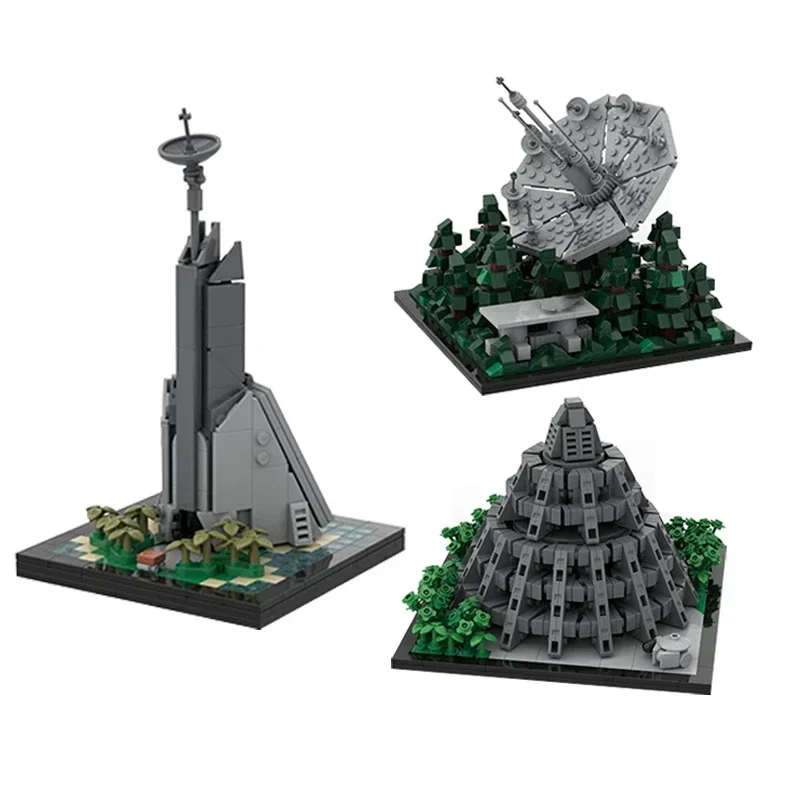 Popular estrela filme modelo moc tijolos de construção floresta rebelde tecnologia base blocos modulares presentes brinquedos natal diy conjuntos montagem