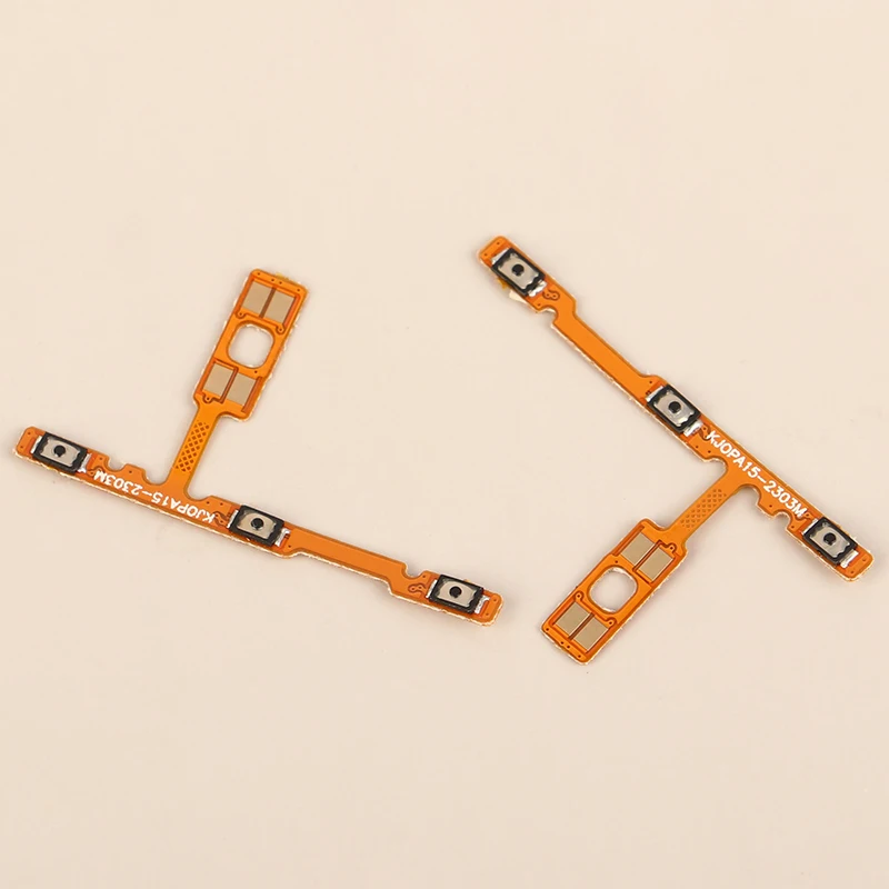 1Pcs Power ON OFF Control Key Mute Switch Volume Button Flex Cable For OPPO A15 Replace Accessories